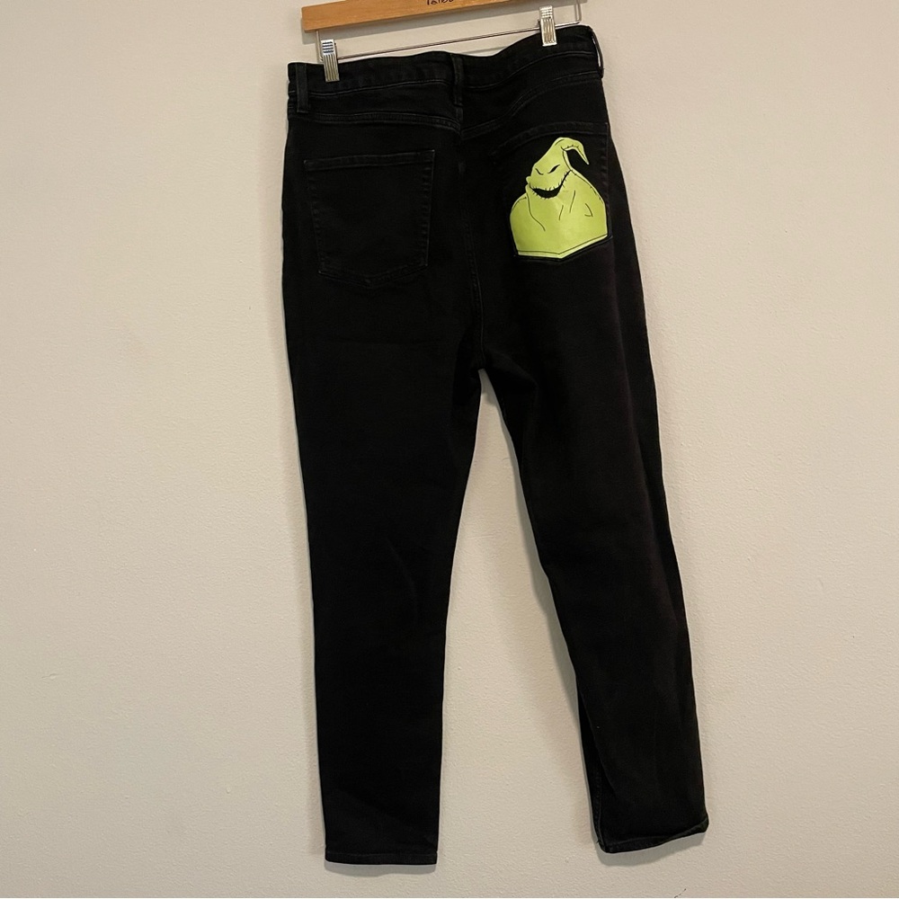 Her Universe The Nightmare Before Christmas Oogie Boogie Black Jeans, Size 13 - Picture 5 of 6
